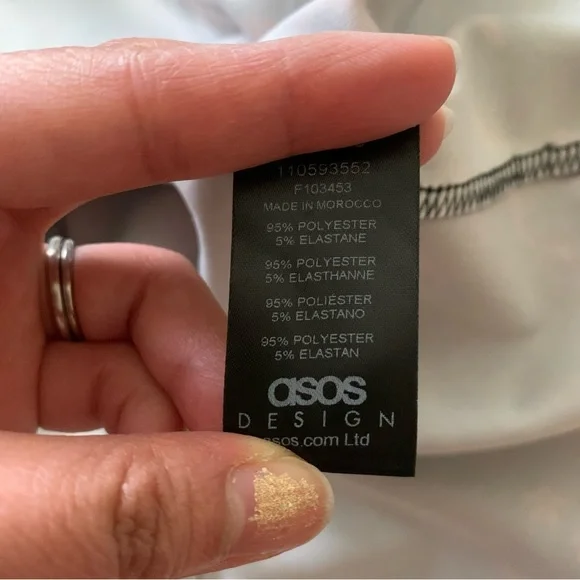 ASOS DESIGN long sleeve flippy mini dress with ruched bust in red floral print - Picture 7 of 8